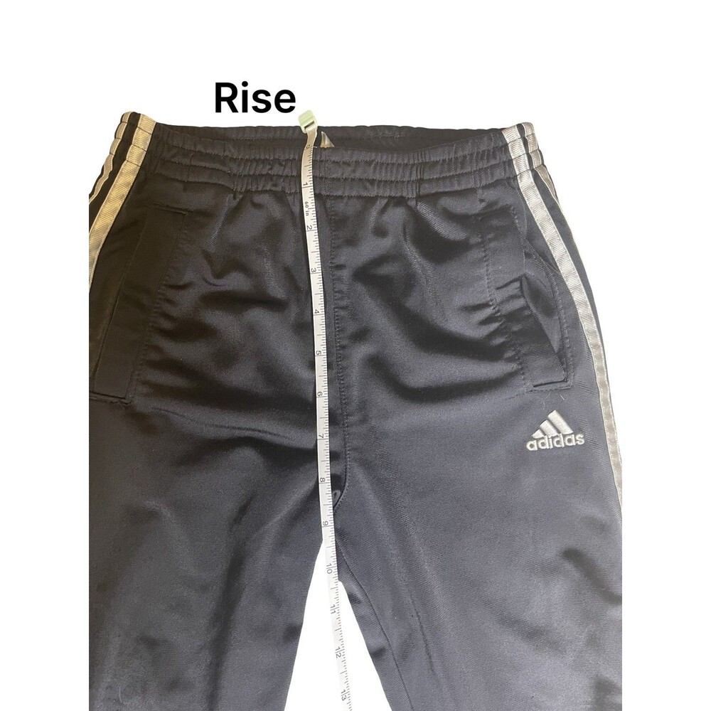 Adidas Kids Track Pants Size 5 Boys Classic Black and White 3 stripes - Picture 5 of 10
